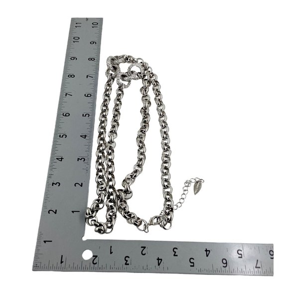 Coldwater Creek Accented Chain Necklace, 35.5 in, Grunge Style, Trendy, Gift - Picture 13 of 13